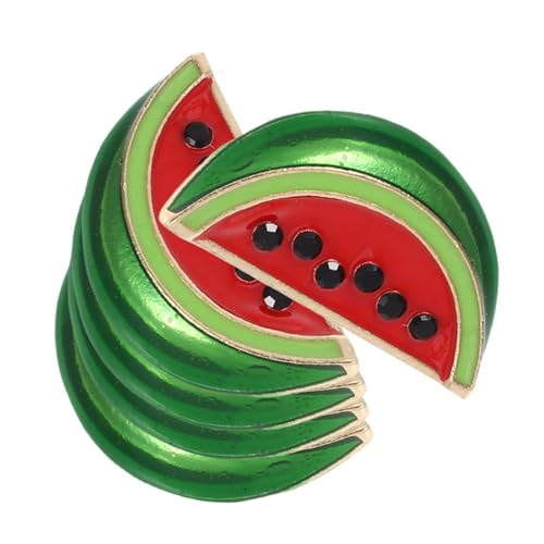 COLLBATH 5 Stück Wassermelonen Broschen aus Legierung Anstecknadeln Stabile Schal und Mantel Clips Einzigartige Deko für Damen Leicht zu Befestigen und Vielseitig Tragbar COLLBATH 5 Stück Wassermelonen Broschen aus Legierung Anstecknadeln Stabile Schal und Mantel Clips Einzigartige Deko für Damen Leicht zu Befestigen und Vielseitig Tragbar von COLLBATH