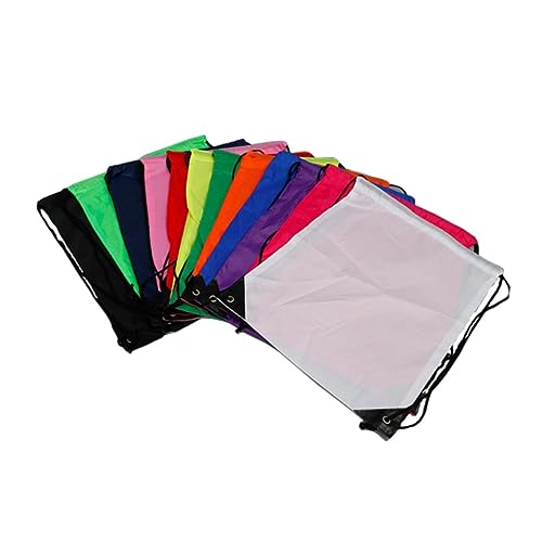 COLLBATH 5-teiliger Cinch-Sack Leichte Tragetasche Mit Kordelzug Schlafsäcke Für Camping Reisen Wandern Fitnessstudio Sport Yoga von COLLBATH