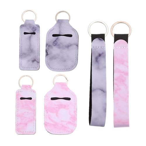 COLLBATH Material Schlüsselanhänger Lippenstift 6-teiliges Neopren-Set Für Schlüssel von COLLBATH