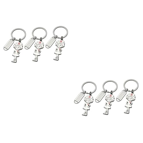 COLLBATH 6 STK kreative Schlüsselanhänger - Schlüsselring - Schlüsselbunddekoration Schmuck für Schlüsselanhänger Arzt Schlüsselanhänger themenbezogene Schlüsselanhänger Schlüsselringe von COLLBATH