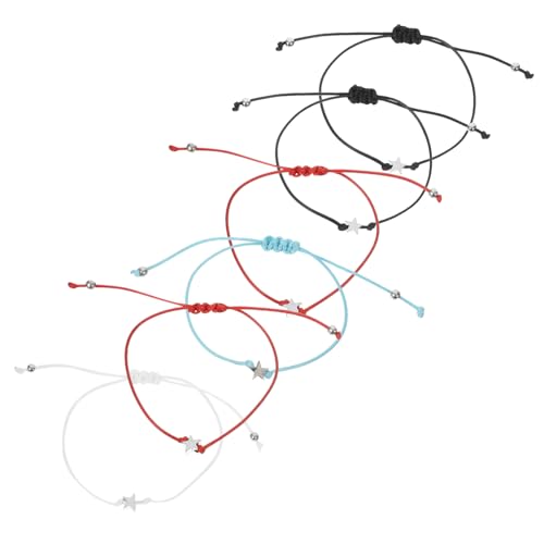 COLLBATH 6 Stück Teiliges Armbänder Anpassbare Mutter Tochter Armbänder Rückkehr zur Schule Schmuckstücke für Verschiedene Outfits von COLLBATH