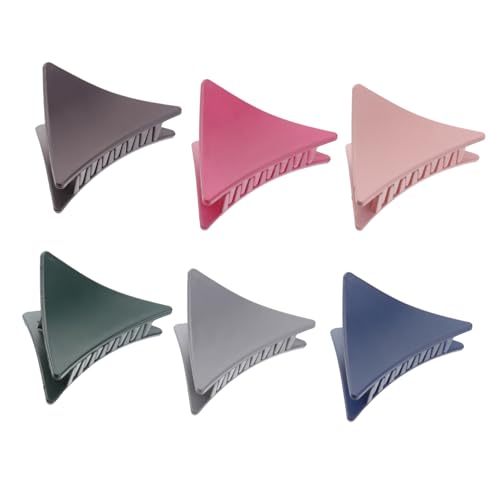 COLLBATH 6 Stück Teiliges Große Geometrische Haarklammern für Frauen Minimalistisches Design Rutschfeste Kunststoff Haarclips Vielseitig für Dickes Dünnes Haar Praktische Styling von COLLBATH
