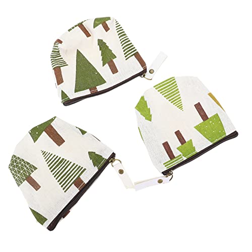 COLLBATH 6stücke Teiliges Vintage Baumwoll-leinen Geldbörse Niedlicher Kleingeldbeutel Für Münzen Aufbewahrungstasche Für Lippenstift Schlüssel Und Für Damen Und Mädchen von COLLBATH