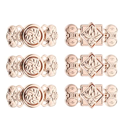 COLLBATH 6St Metallschnalle Broschen Cardigan-Clip-Verschluss Cape-Kragen-Clip Umhangclip Kostümzubehör Kleidungsdekoration Retro-Cape-Clip Cardigan Clipverschluss Zinklegierung Golden COLLBATH 6St Metallschnalle Broschen Cardigan-Clip-Verschluss Cape-Kragen-Clip Umhangclip Kostümzubehör Kleidungsdekoration Retro-Cape-Clip Cardigan Clipverschluss Zinklegierung Golden von COLLBATH