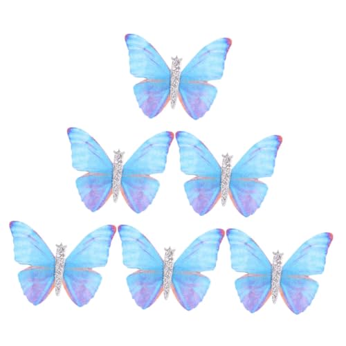 COLLBATH 6Stücke Schmetterlings Haarspangen für Damen Exquisites Design Rutschfeste Haarklammern Besondere Anlässe und Haarschmuck von COLLBATH