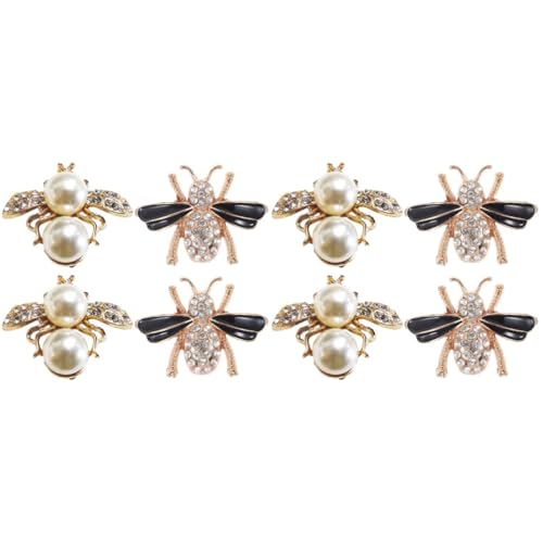 COLLBATH 2 Sets Einzigartiger Bienenclip Für Damen Dekorative Schuhclips Flache Schuhclips Schuhanhänger Für Erwachsene Dekorativer Schuhanhänger Schuhschnalle 4 Stück * 2 von COLLBATH