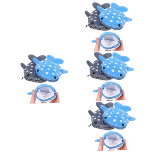 COLLBATH Clutch Geldbörse Damen Süss 8 Stück Mädchen Geldbörsen Kartenhalter Haifisch Kristall Superweiche Geldbörse Schlüsseletui Süß von COLLBATH