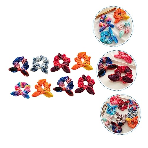 COLLBATH 8 Stück Teiliges Elastische Haarbänder mit Stoffbezug Hohe Dehnbarkeit Niedliche Bunny ohr optik Vielseitig Einsetzbar als Haarschmuck für Damen und Mädchen Geeignet für Dickes COLLBATH 8 Stück Teiliges Elastische Haarbänder mit Stoffbezug Hohe Dehnbarkeit Niedliche Bunny ohr optik Vielseitig Einsetzbar als Haarschmuck für Damen und Mädchen Geeignet für Dickes von COLLBATH