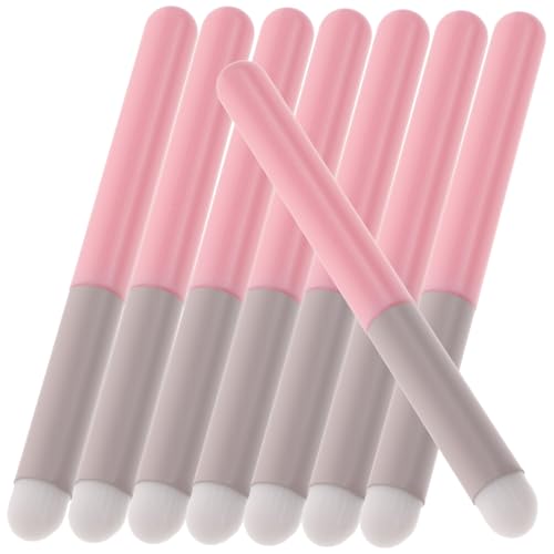 COLLBATH 8 Stück Teiliges Lippenpinsel für Präzises Lippen Make Up Vielseitig Einsetzbar für Lippenstift Lipgloss Concealer und Lidschatten Weiche Synthetische Borsten für Damen und Profi von COLLBATH
