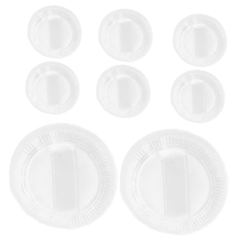 COLLBATH 8 Stück Velvet Puff Runde Kissen Foundation Blending Schwämme Für Make Up Air Puff Schwamm Lose Schwamm Gesichtspads Puderquaste Weicher Make Up Rosa von COLLBATH