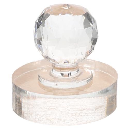 COLLBATH Acryl Make Up Pressstempel Kompakt Lidschatten Blush Highlighter Werkzeug Langlebig Leicht Tragbar für Präzises Schminken und Sichere Aufbewahrung von COLLBATH