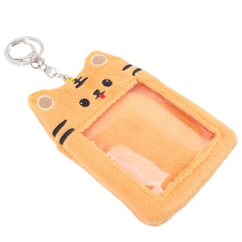 COLLBATH Plüsch-buskartenhalter Im Koreanischen Stil Fotohülle Schlüsselanhänger Ausweishülle Für Mädchen Schlüsselanhänger Plüsch-kartenhülle von COLLBATH