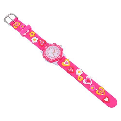 COLLBATH Junge Mädchen Cartoon Uhr Mit Schönem Blumenmuster Leichte Armbanduhr Für Jungen Und Mädchen Studenten Uhr Mit Klarer Anzeige Und Guter Wasserdichtigkeit von COLLBATH