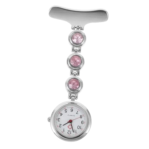 COLLBATH Anstecknadel für Krankenschwestern Clip hängende Uhr hängende Reversuhr Krankenschwester Uhr Nurse Watch Krankenschwester Taschenuhr Ansteckuhren für Krankenschwestern Legierung von COLLBATH