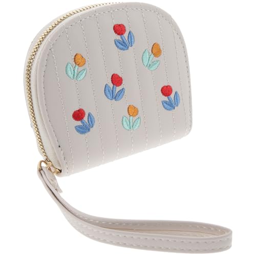 COLLBATH Stickerei-geldbörse Für Damen Münzaufbewahrung Aus Pu-Leder Kartenhalter Mit Filigranem Design Praktisch Und Kompakt von COLLBATH