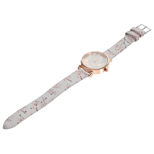 COLLBATH Floral Damen Armbanduhr Elegante Quarzuhr Leicht Mädchen Angenehm Zu Tragen Langlebig Und Bruchfest Mit Präzisem Uhrwerk von COLLBATH