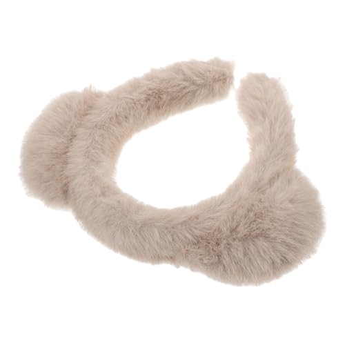 COLLBATH Bärenohren Stirnband Plüsch Gesichtswaschband Haarband Für Damen Mädchen Khaki Weich COLLBATH Bärenohren Stirnband Plüsch Gesichtswaschband Haarband Für Damen Mädchen Khaki Weich von COLLBATH
