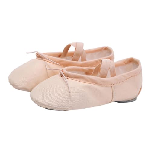 COLLBATH Ballettschuhe mit Weicher Rutsch Sohle Atmungsaktive Tanzschläppchen für Mädchen Leichte Yoga und Ballettslipper aus Langlebigem Material für Ballett und Tanztraining von COLLBATH