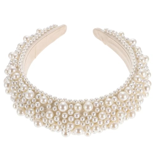 COLLBATH Barocke Perlen Haarband für Damen Stilvolles Haarschmuck Accessoire Weiß Leicht und Bequem für Alltag Parties und Fotoshootings Modisches Design für Charmante Looks COLLBATH Barocke Perlen Haarband für Damen Stilvolles Haarschmuck Accessoire Weiß Leicht und Bequem für Alltag Parties und Fotoshootings Modisches Design für Charmante Looks von COLLBATH