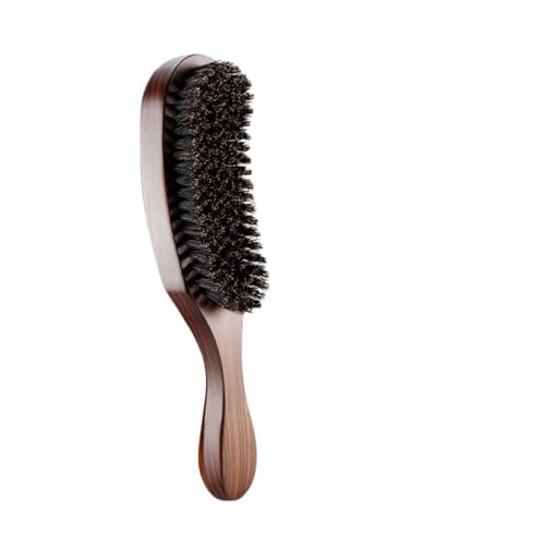 COLLBATH Bartpflege Männer Bartbürste aus Buchenholz mit Wildschweinborsten Langlebige Styling Beard Brush für Feines und Dickes Haar Natürliche Massagebürste Tragbar für Reisen und von COLLBATH
