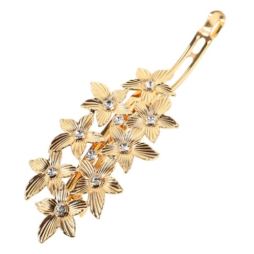 COLLBATH Strass Haarspange Echthaar Mini Kreative Kiefer Metall Haarspange Für Frauen von COLLBATH