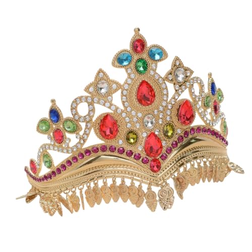 COLLBATH Boho Braut Haarschmuck Krone Legierungsblättern Leichter Strass Tiara für Hochzeit Party Fotoshooting Elegantes Stirnband für Frauen Festlicher Kopfschmuck von COLLBATH