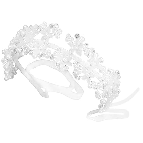 COLLBATH Perlen Haarreif Kopfschmuck Damen Stirnband Mit Perlen Und Strasssteinen Hochzeit Schmuck Leichtgewichtig Hergestellt Aus Lichtechtem Material von COLLBATH
