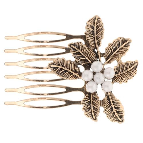 COLLBATH Retro Haarkamm Für Damen Hochzeitsschmuck in Bienenform Vintage Haarspange Aus Legierung Stilvolle Kopfbedeckung Für Braut Und Hochzeitsfeiern Allzweckfrisurenzubehör von COLLBATH