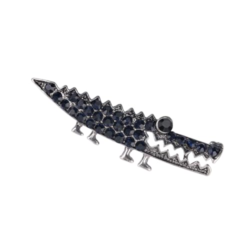 COLLBATH Krokodil Brosche Männerbrosche Frauenbrosche Tier Brosche Modebrosche Halloween-Brosche Kristallbrosche Mantelnadel Tierstift aus Legierung Brosche aus Legierung Diamant Zubehör von COLLBATH