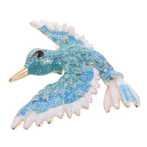 COLLBATH Vogel Brosche Anstecknadel Blau Dekorativ Schmuck Für Damen Kleidung Sicherheitsschmucknadel Hochzeitsaccessoire Partykleidung von COLLBATH
