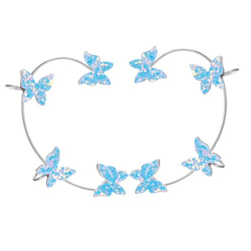 COLLBATH Butterfly Ohrklipser Damen Ohrclips Leicht Ohrschmuck Kupfer Nicht Piercing Modisch Komfortabel Für Alltag und Party von COLLBATH