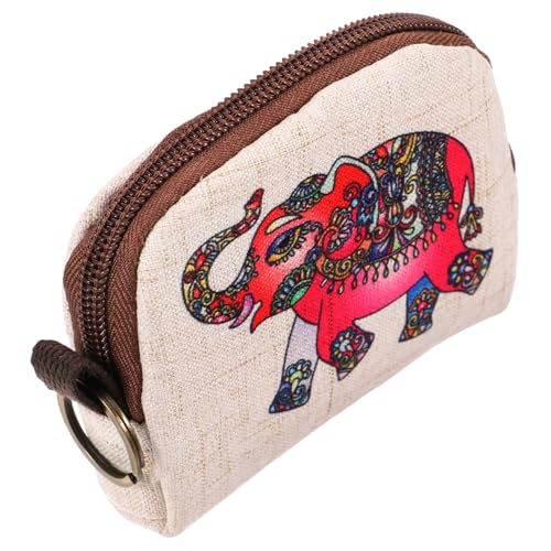 COLLBATH Cartoon Bedruckte Münzgeldbörse Damen Klein Portemonnaie Mädchen mit Schlüsselanhänger Langlebig Tragbar für Alltag Geldtasche und Kartenetui Münzfach Praktisch für Shopping und von COLLBATH