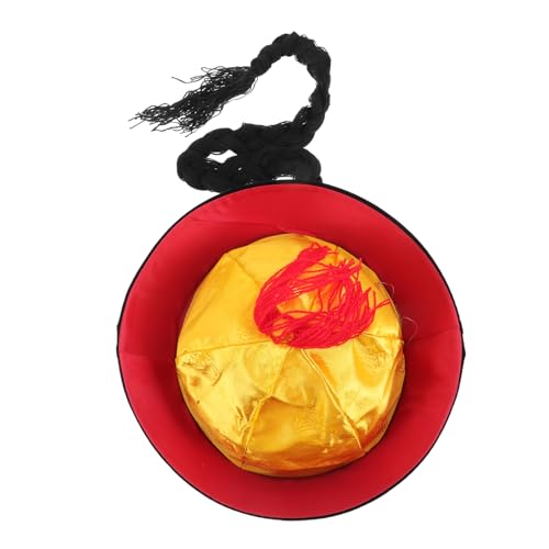 COLLBATH Kostümzubehör Retro Hut Kopfschmuck Chinesischer Traditioneller Hut Asiatische Hüte Performance Hut Requisite von COLLBATH