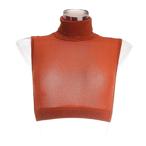 COLLBATH Damen False Collar Stretched Design All Match Oberteil Zubehör Stehkragen Elegant für Pullover Bluseneinsatz Herbst Winter von COLLBATH