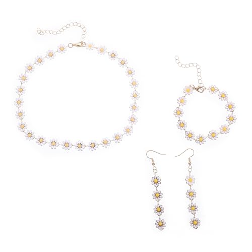 COLLBATH Damen Schmuckset Teilig mit Zarten Anhängern Leichtes Halskette Armband Ohrstecker für Alltag Party und Zeremonien Accessoires für Frauen und Teenager COLLBATH Damen Schmuckset Teilig mit Zarten Anhängern Leichtes Halskette Armband Ohrstecker für Alltag Party und Zeremonien Accessoires für Frauen und Teenager von COLLBATH