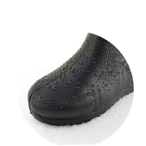 COLLBATH Dicke Alkaliresistente Regenstiefel aus EVA Rutschfest und Verschleißfest Niedrige Schaftlänge Stabile Laufsohle für Herren und Damen Schwarz von COLLBATH