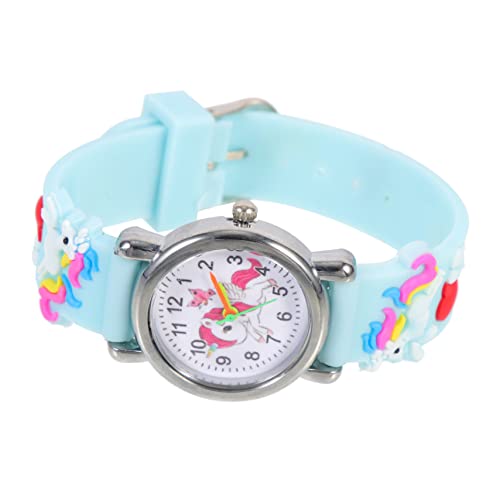 COLLBATH Digitaluhr Für Atmungsaktive Armbanduhr Mit Klaren Geburtstagsgeschenk Für Kleine Schule Freizeit Himmelblaue von COLLBATH