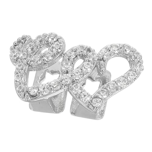 COLLBATH Doppelte Herz Rhinestone Metal Teeth Grill Robustem Kupfer Hip Hop Style Funkelndes Bühnenzubehör für Männer und Frauen Langlebige Rapper Schmuckdekoration für Partys COLLBATH Doppelte Herz Rhinestone Metal Teeth Grill Robustem Kupfer Hip Hop Style Funkelndes Bühnenzubehör für Männer und Frauen Langlebige Rapper Schmuckdekoration für Partys von COLLBATH