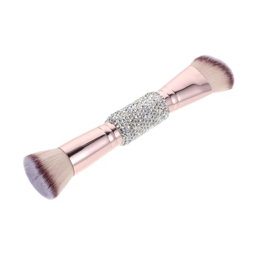 COLLBATH Dual-ended Makeup Brush mit Weichen Borsten und Funkelndem Strass-griff Vielseitig für Flüssige Foundation Puder Modellierung Sanfte Anwendung für Empfindliche Haut Schönes von COLLBATH
