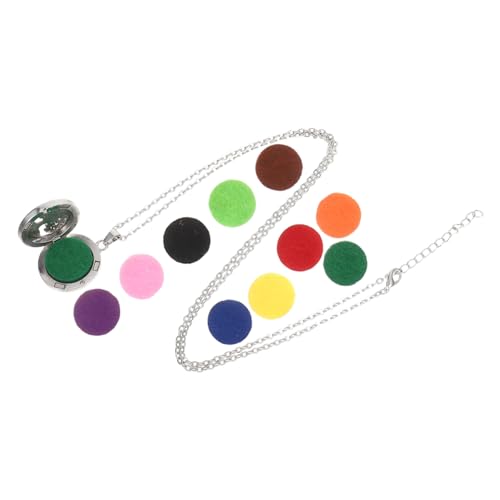 COLLBATH Edelstahl Lebensbaum Aromatherapie Halskette mit Verstellbarer Kette und Duftpads Aromaduft Anhänger für Herren Damen Aromatherapie Diffuser Schmuck für Alltag und Entspannung von COLLBATH