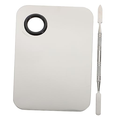 COLLBATH Mischpalette mit Spatel für Kosmetik zum von Foundation Blush und Lidschatten für Make-up-anwendungen von COLLBATH