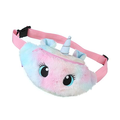 COLLBATH Einhorn-hüfttasche Aus Plüsch Umhängetasche Mit Großem Einhorn-Auge Verstellbarer Gurt Schultertasche Oder Brusttasche Für Mädchen Und Täglichen Gebrauch von COLLBATH
