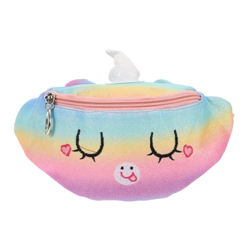 COLLBATH Einhorn Bauchtasche Für Mädchen Verstellbarer Gürtel Reisetasche Mit Cartoon-Design Hüfttasche Aus PVC Und Stoff Festivals von COLLBATH