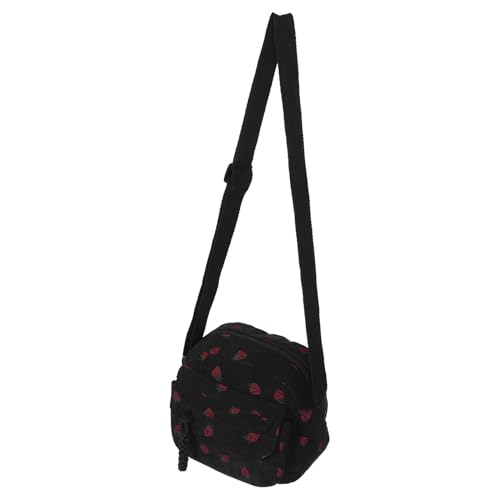 COLLBATH Erdbeer Umhängetasche für Damen Cord Crossbody Bag mit Verstellbarem Schultergurt Stylische Retro Handtasche für Schule und Reisen Praktische Handytasche im Sommer COLLBATH Erdbeer Umhängetasche für Damen Cord Crossbody Bag mit Verstellbarem Schultergurt Stylische Retro Handtasche für Schule und Reisen Praktische Handytasche im Sommer von COLLBATH