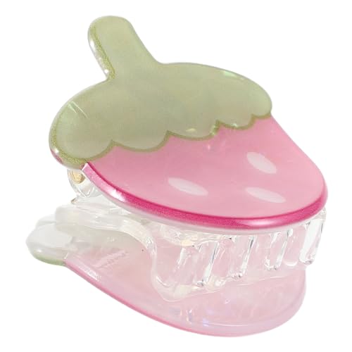 COLLBATH Erdbeer-haarklammern Obst-haarklammern Kleine Rutschfeste Kieferklammer Aus Retro-haar-accessoires Für Frauen Kleine Mädchen Und Kleinkinder von COLLBATH
