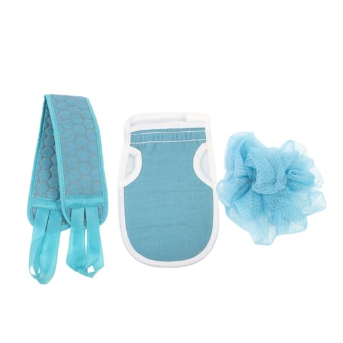 COLLBATH Exfoliating Back Scrubber Hautfreundliches Peeling handtuch mit Reichem Schaum Weicher Saugfähiger Badewaschhandschuh für Gründliche Körperreinigung für Dusche und Reise von COLLBATH