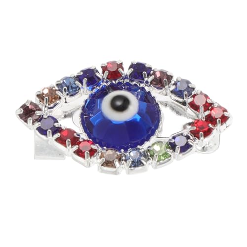 COLLBATH Eye Brosche mit Blauen Strasssteinen Stilvolle Brosche für Schals Tücher Cardigans Multifunktionale Schmuckdekoration für Jede Gelegenheit von COLLBATH