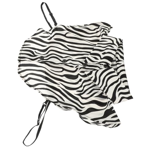 COLLBATH Damen Abnehmbarer Fake Kragen Aus Baumwolle Zebrastreifen Design Angenehm Und Komfortabel Dekorativer Hemdkragen Für Formelle Anlässe Vielseitig Einsetzbar von COLLBATH