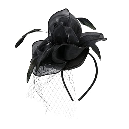 COLLBATH Fascinator-hut Blumen-kopfschmuck Für Damen Teeparty-haaraccessoires Hochzeits-kopfschmuck Elegante Stirnbänder Für Partys Und Feiern von COLLBATH