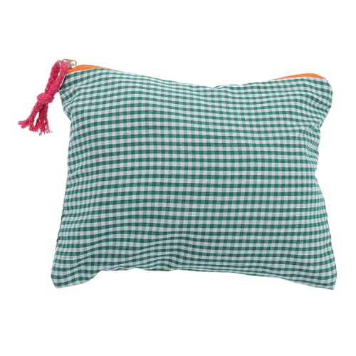 COLLBATH Federmäppchen Mit Großer Kapazität Tragbare Reise-Make-up-Tasche Aufbewahrungstasche Für Schreibwaren Mit Retro-Karomuster Für Schul-und Kosmetikbedarf von COLLBATH